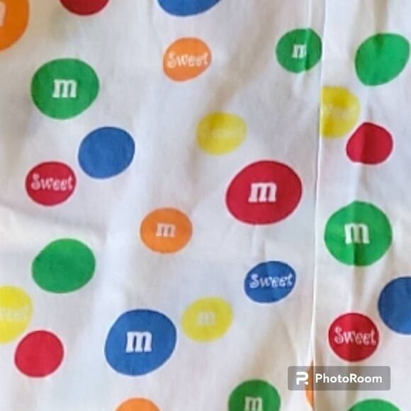 M & M Candy Pajama Scrub Pants Size Medium - Picture 4 of 6